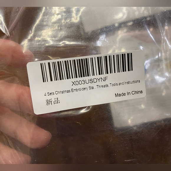 Description of Embroidery Stitch Christmas Happy Holiday 3 sets. No. 820 821 827 - Picture 3 of 6